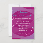 アンダーザシーシーホースこうもりバー（ユダヤ教の）バル・ミツバーパーティーカード 招待状 (正面)