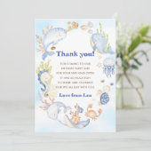 アンダーザシーシーライフ誕生日サンキューカード 招待状 (スタンド正面)