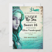 アンダーザシースウィート16招待状 招待状 (正面)