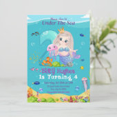 アンダーザシーセカンドバースデー招待状 招待状 (スタンド正面)