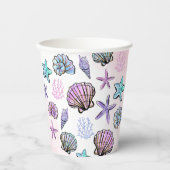 アンダーザシーテーマの子供の誕生日 紙コップ (正面)