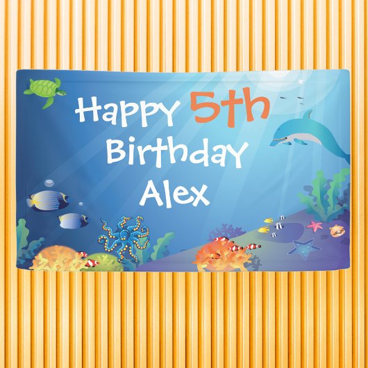 アンダーザシーハッピーバースデーキッズ 横断幕