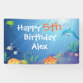 アンダーザシーハッピーバースデーキッズ 横断幕 (横)