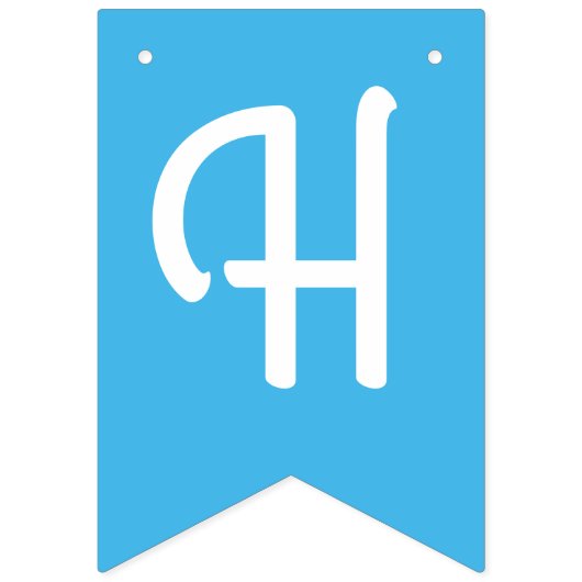 アンダーザシーハッピーバースデーバンティンバナー バンティングフラッグ (第2の旗)