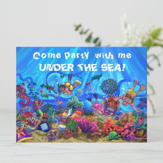 アンダーザシーパーティの招待状 招待状 (スタンド正面)