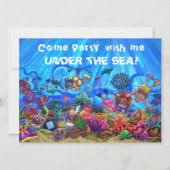 アンダーザシーパーティの招待状 招待状 (正面)