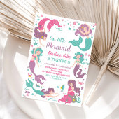 アンダーザシーパーティーマーメイド誕生日 招待状