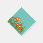 アンダーザシーピエロ魚誕生日 スタンダードカクテルナプキン (角)