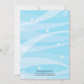 アンダーザシーピンクベビーシャワー招待状 招待状 (裏面)