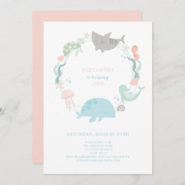 アンダーザシーファースト誕生日招待状 招待状