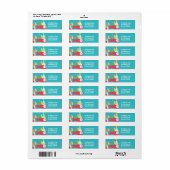 アンダーザシーフィッシュ誕生日差出人住所ラベル ラベル (フルシート)