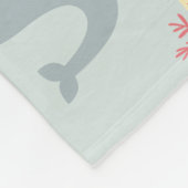 アンダーザシーフレンズガールズマイルストーンフリース フリースブランケット (角)