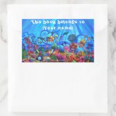 アンダーザシーブックプレート 長方形シール (バッグ)