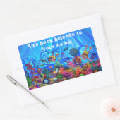 アンダーザシーブックプレート 長方形シール (封筒)