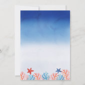 アンダーザシーブライダルシャワー 招待状 (裏面)