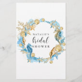 アンダーザシーブライダルブライダルシャワーゲーム (裏面)