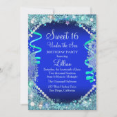 アンダーザシーブルースウィート16招待状 招待状 (正面)