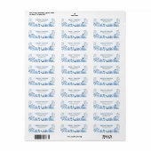 アンダーザシーブルーボーイ差出人住所ラベル ラベル (フルシート)