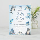 アンダーザシーブルーボーイ誕生日 招待状 (スタンド正面)