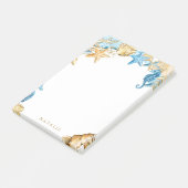 アンダーザシーブルー&金ゴールドノート ポストイット (アングル)