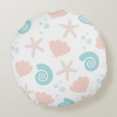 アンダーザシーベビーガールキープサケ子供部屋 ラウンドクッション (裏面)