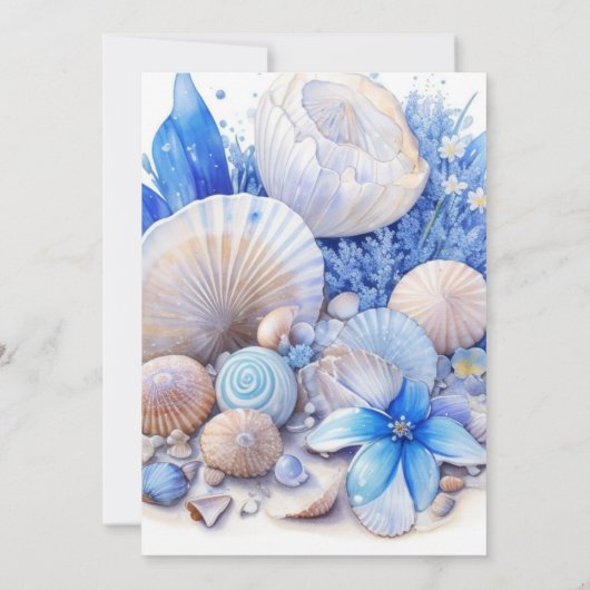 アンダーザシーボーイおもしろい誕生日 招待状 (裏面)