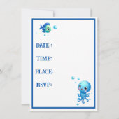 アンダーザシーボーイ誕生日 | 招待状 (裏面)