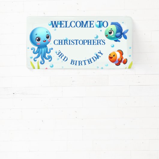 アンダーザシーボーイ誕生日 | 横断幕 (インサイチュ)