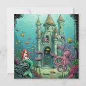 アンダーザシーマーメイドキャッスルパーティー招待状 シーズンカード (裏面)