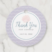 アンダーザシーマーメイドシーグリーン誕生日メッセージカード フェイバータグ (裏面)