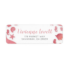 アンダーザシーマーメイド差出人住所 ラベル