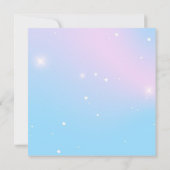 アンダーザシーマーメイド誕生日招待状 セーブザデート (裏面)