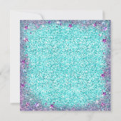 アンダーザシーマーメイド誕生日招待状 招待状 (裏面)