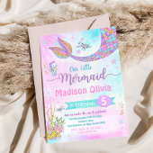 アンダーザシーマーメイド誕生日招待状 招待状