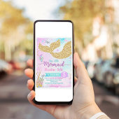 アンダーザシーマーメイド誕生日招待状 招待状