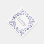 アンダーザシーマーメイド誕生日 スタンダードカクテルナプキン (角)