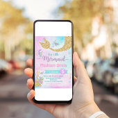 アンダーザシーマーメイド誕生日 招待状