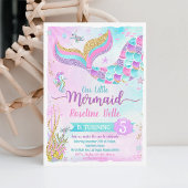 アンダーザシーマーメイド誕生日 招待状