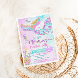 アンダーザシーマーメイド誕生日 招待状