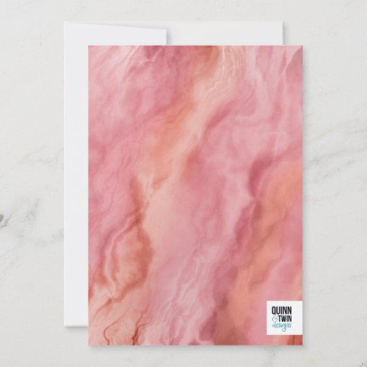 アンダーザシーマーメイド誕生日 招待状 (裏面)