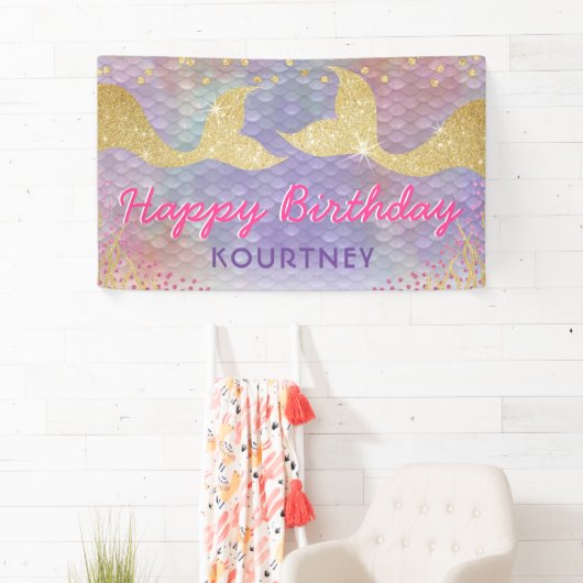アンダーザシーマーメイド誕生日 横断幕 (インサイチュ)