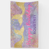 アンダーザシーマーメイド誕生日 横断幕 (縦)