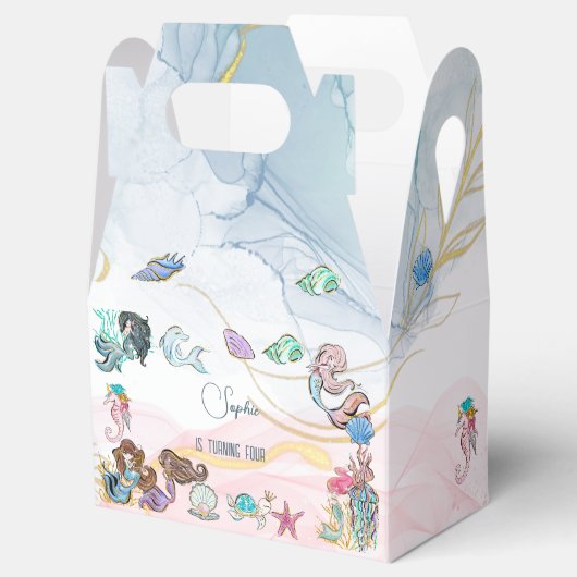 アンダーザシーメルメイズ子供の誕生日 フェイバーボックス (オープン)