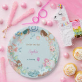 アンダーザシーメルメイズ子供の誕生日 ペーパープレート (パーティー)