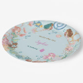 アンダーザシーメルメイズ子供の誕生日 ペーパープレート (アングル)