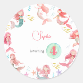 アンダーザシーメルメイズ子供の誕生日 ラウンドシール