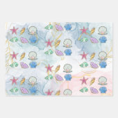 アンダーザシーメルメイズ子供の誕生日 ラッピングペーパーシート (正面3)