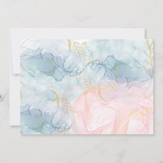 アンダーザシーメルメイズ子供の誕生日 招待状 (裏面)