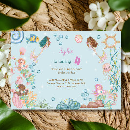 アンダーザシーメルメイズ子供の誕生日 招待状