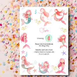 アンダーザシーメルメイズ子供の誕生日 招待状